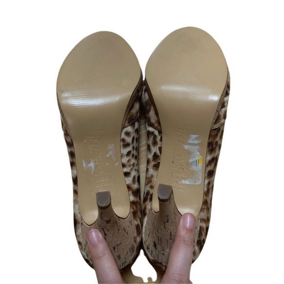 Sam & Libby Cheetah Print Heels Size 7.5 - Picture 4 of 7